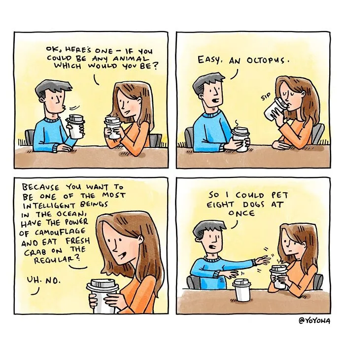 This Artist Turns Awkward Conversations And Daily Annoyances Into Clever Comics (31 New Pics)