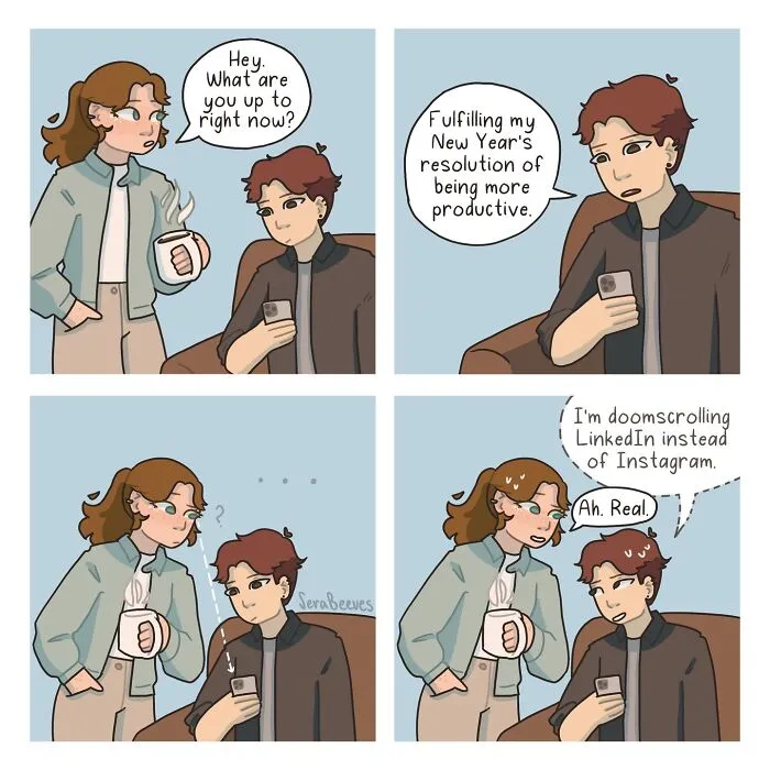 30 Honest Comics By Sera Beeves That Capture What It Feels Like To Be A Young Adult Today (New Pics)