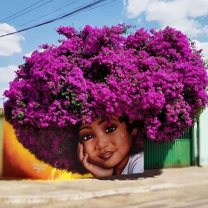30 Fascinating ‘Urban Street Art’ Photos Showcasing Creativity Without Limits And A Strong Connection To Nature