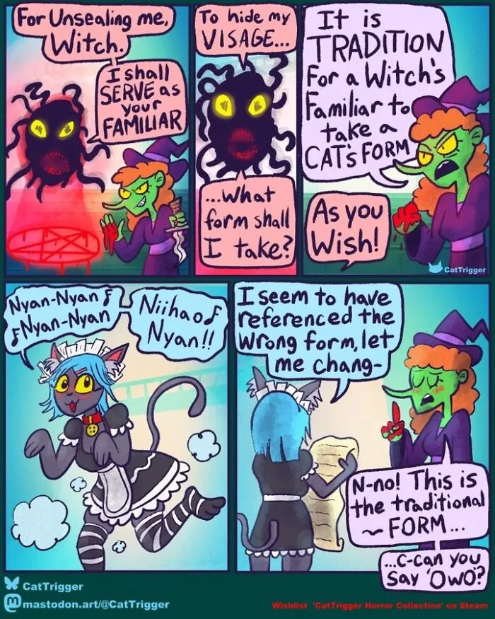30 Hilariously Twisted Comics With Unexpected Endings By "Cat Trigger" (New Pics)