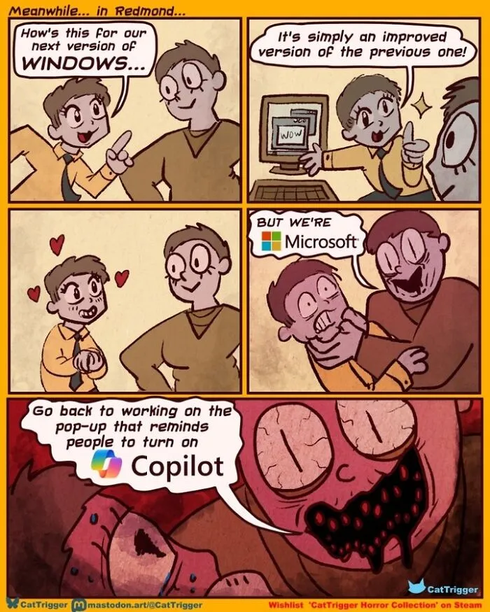 30 Hilariously Twisted Comics With Unexpected Endings By "Cat Trigger" (New Pics)