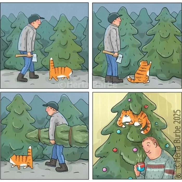 50 Beautiful Cat Comics By This Artist That Show Why Humans Feel So Deeply Connected To These Animals