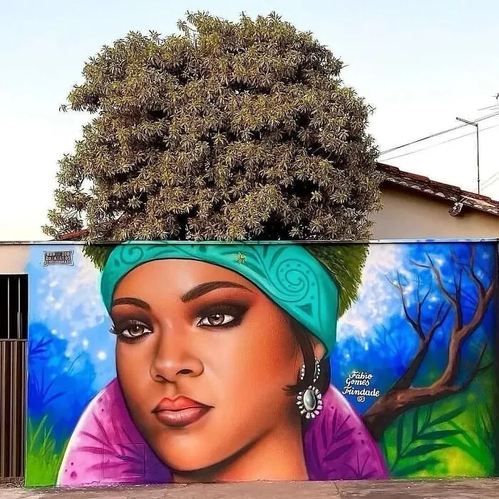 30 Fascinating ‘Urban Street Art’ Photos Showcasing Creativity Without Limits And A Strong Connection To Nature