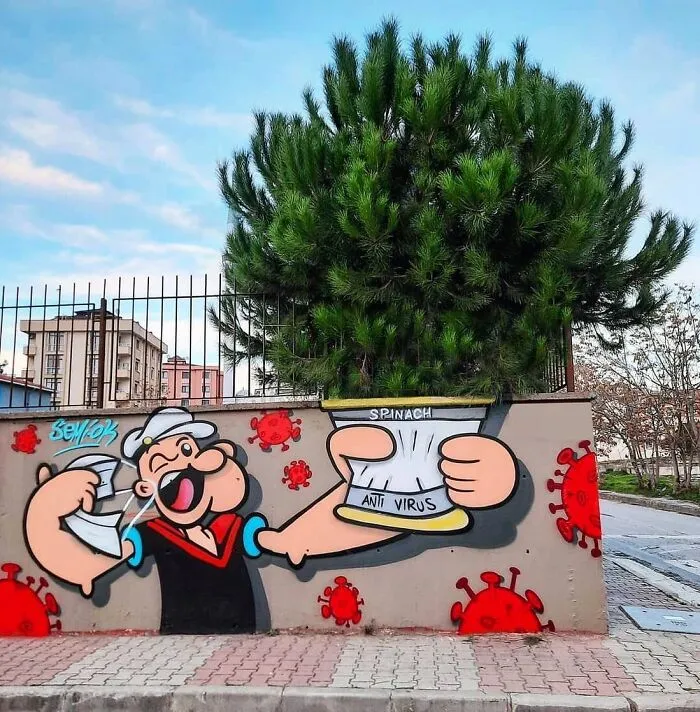 30 Fascinating ‘Urban Street Art’ Photos Showcasing Creativity Without Limits And A Strong Connection To Nature