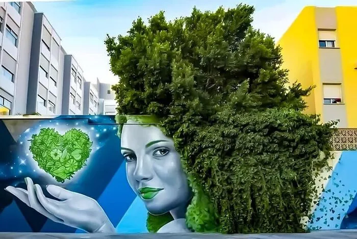 30 Fascinating ‘Urban Street Art’ Photos Showcasing Creativity Without Limits And A Strong Connection To Nature