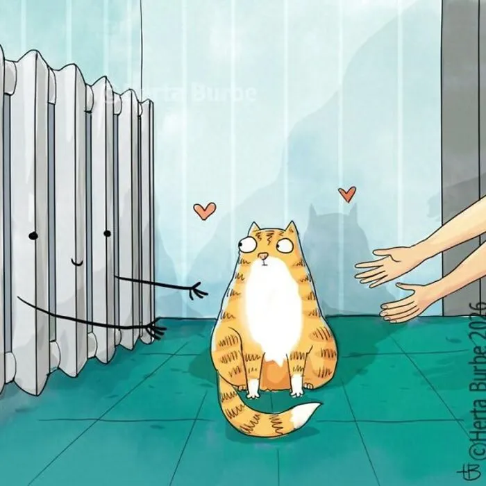 50 Beautiful Cat Comics By This Artist That Show Why Humans Feel So Deeply Connected To These Animals