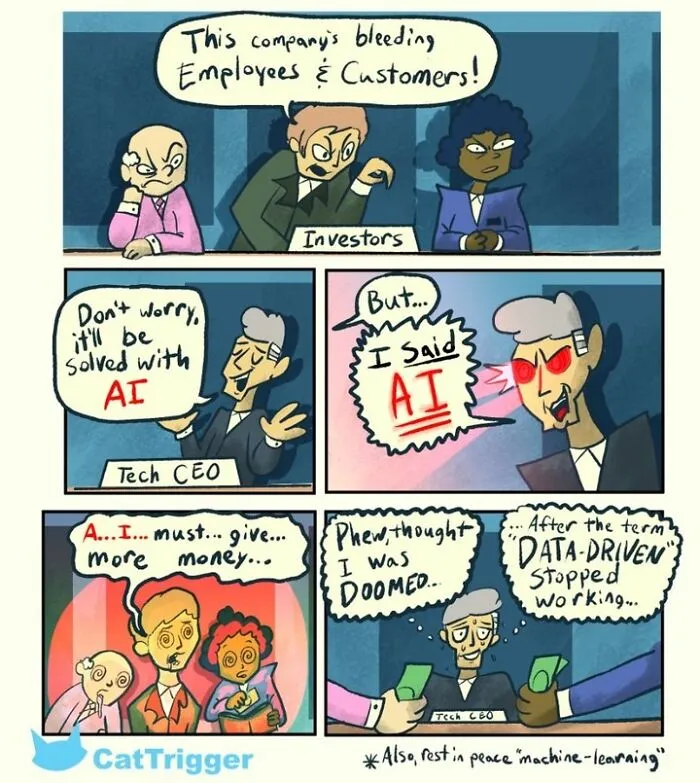 30 Hilariously Twisted Comics With Unexpected Endings By "Cat Trigger" (New Pics)
