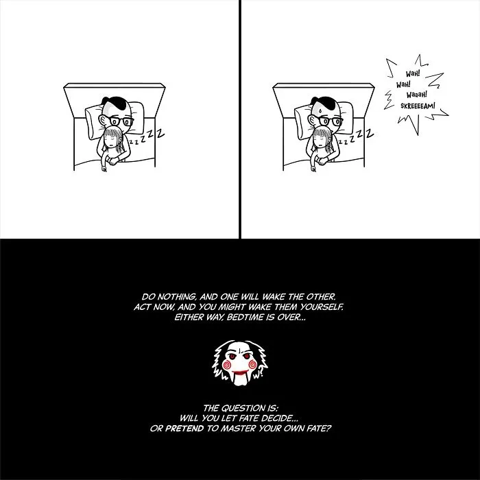 Artist’s 25 Lighthearted Comics That Sum Up The Joys And Frustrations Of Adults With Children (New Pics)