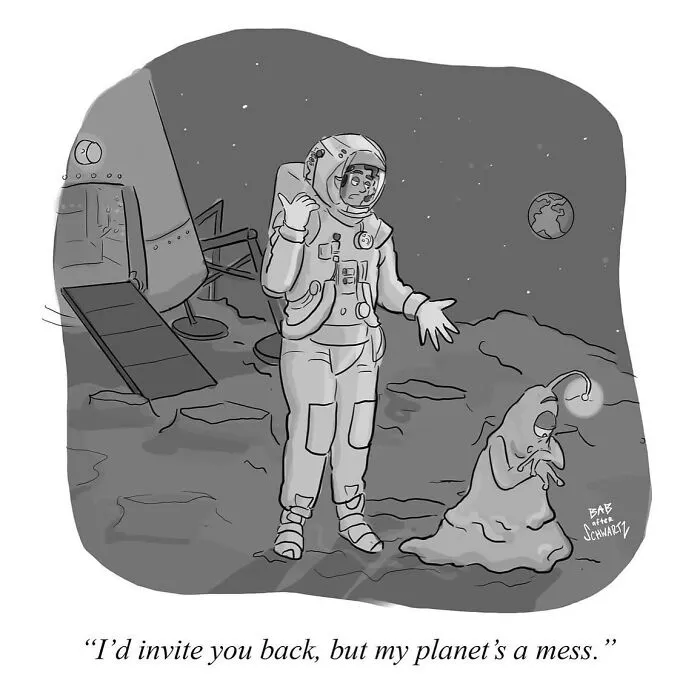 19 One-Panel Comics By The New Yorker Cartoonist That Might Brighten Up Your Day