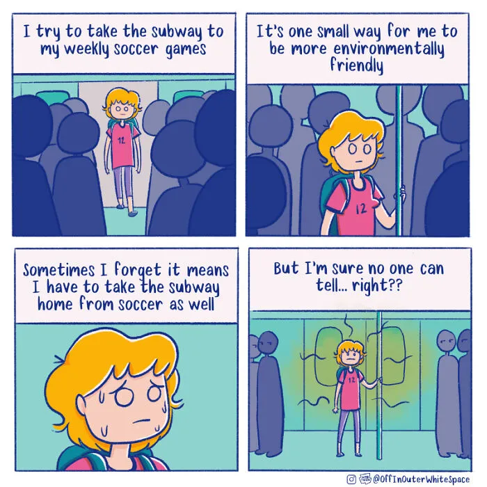 27 New Comics By ‘Off In Outer Whitespace’ That Go From Normal To Ridiculous Fast
