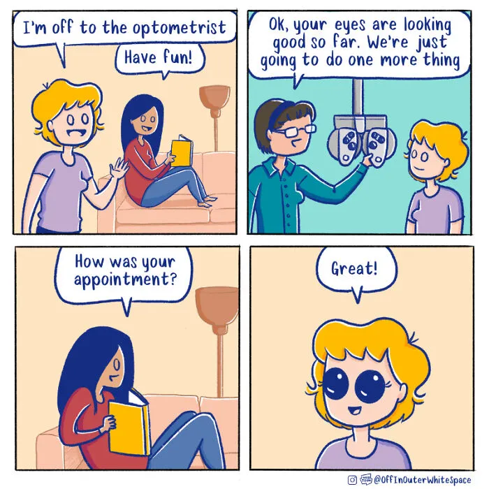 27 New Comics By ‘Off In Outer Whitespace’ That Go From Normal To Ridiculous Fast
