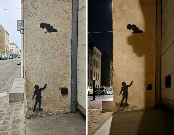 This Artist Turns Cracks And Broken Walls Into Art, 40 Clever Street Interventions By Oakoak (New Pics)
