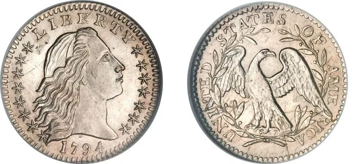 $10 Million, The 1794 Flowing Hair Silver Dollar