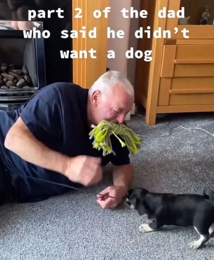 Dad And The Dog He Never Wanted