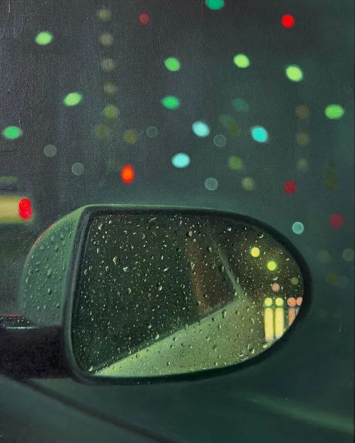 This Artist Paints Rainy Scenes So Realistic They Blur The Line Between Photography And Oil Painting (33 Pics)