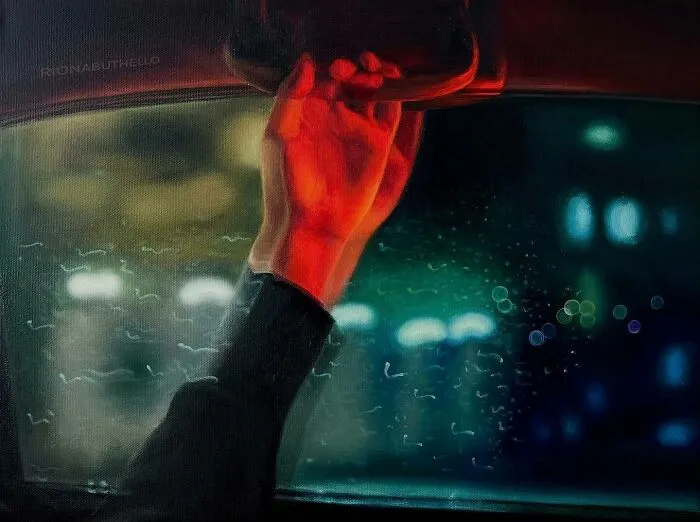 This Artist Paints Rainy Scenes So Realistic They Blur The Line Between Photography And Oil Painting (33 Pics)