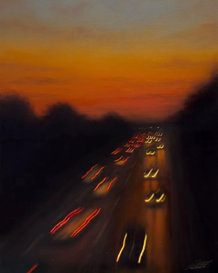 This Artist Paints Rainy Scenes So Realistic They Blur The Line Between Photography And Oil Painting (33 Pics)