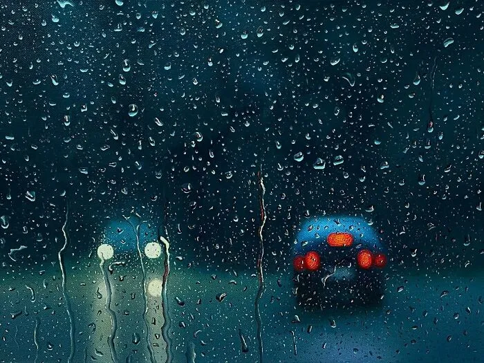 This Artist Paints Rainy Scenes So Realistic They Blur The Line Between Photography And Oil Painting (33 Pics)