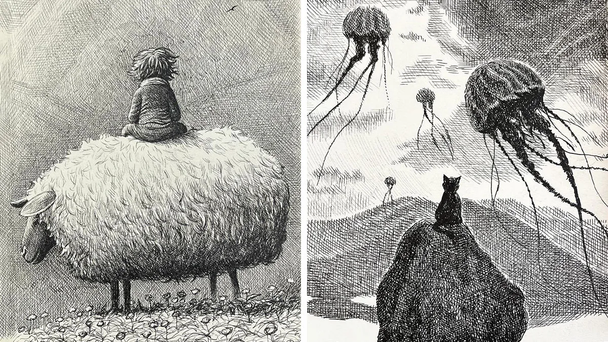 40 Ink Sketches By This Artist That Make A Simple Notebook Feel Like A Window Into Another World