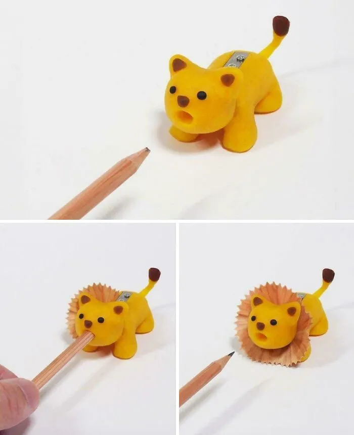 Este adorable sacapuntas