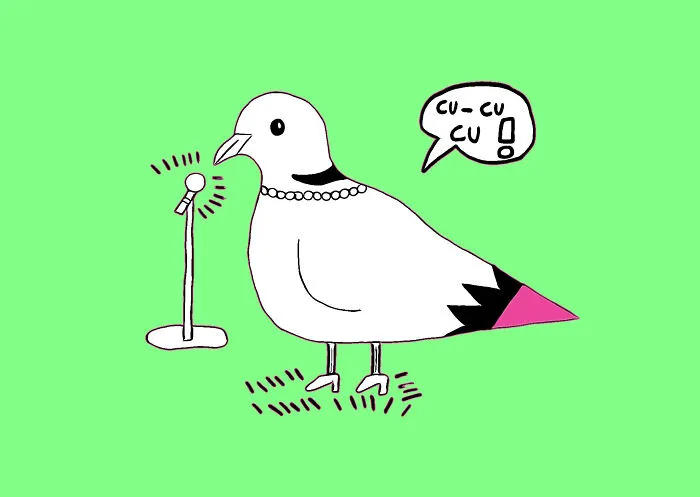 This Illustrator Gives Doves Distinct Personalities In A Charming Series Inspired By A Real Rescue Bird (16 Pics)