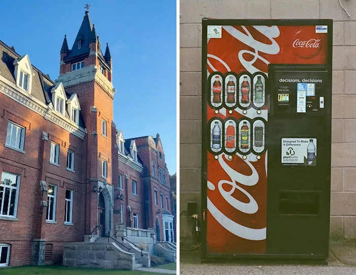 A Stuck Soda Can Led To A Vending Machine Toppling Over
