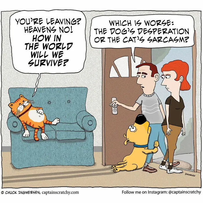 These Funny Animal Comics By Chuck Ingwersen Are Full Of Unexpected Jokes (62 New Pics)