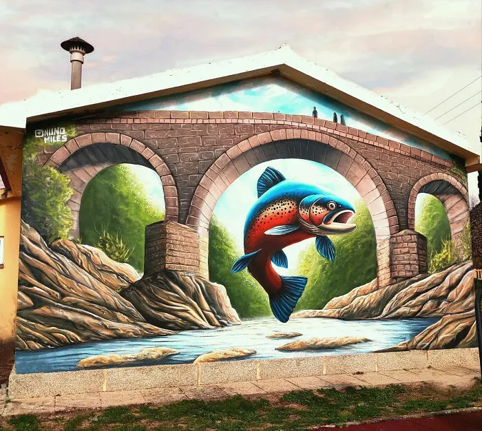 29 Amazing Wall Transformations By Nuno Miles That Turn Urban Spaces Into Hyperrealistic Art