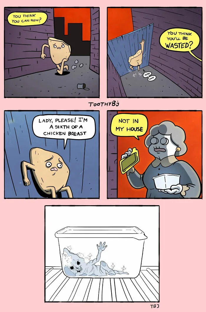 If You Have A Dark Sense Of Humor, You Might Enjoy These 29 New Comics By ToothyBj