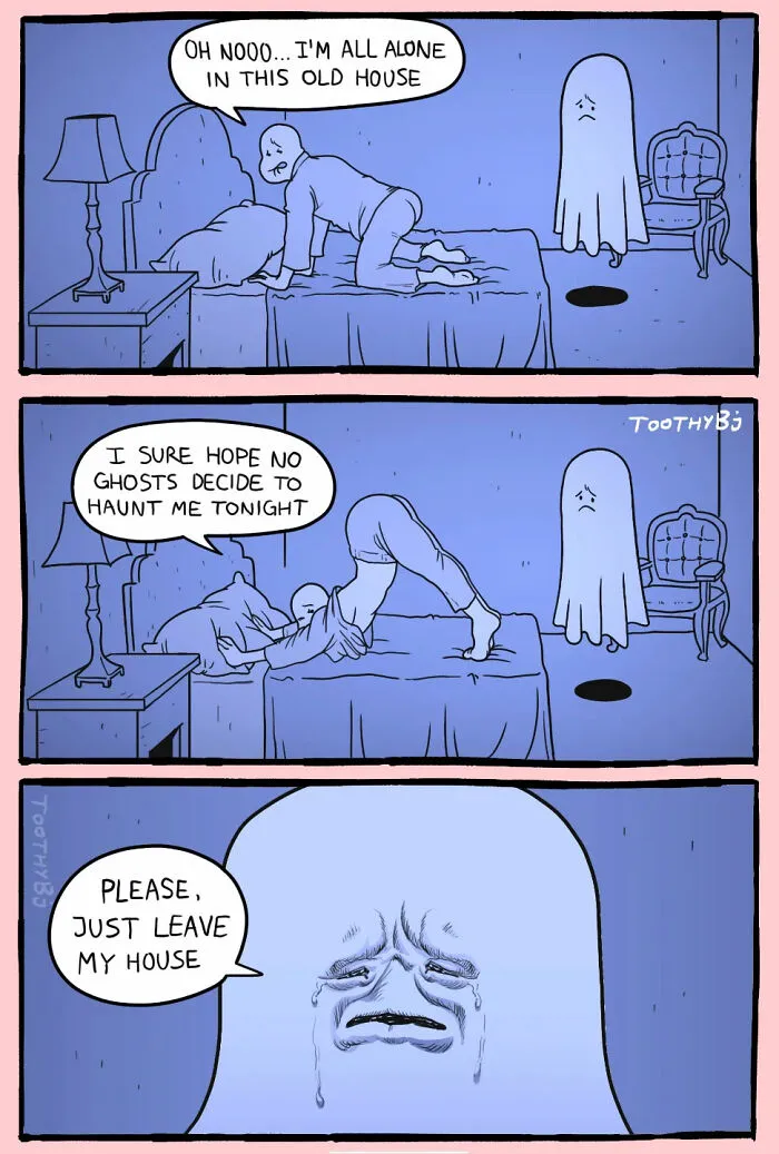 If You Have A Dark Sense Of Humor, You Might Enjoy These 29 New Comics By ToothyBj