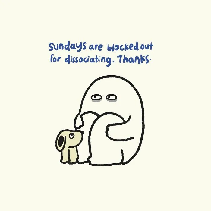 24 New Relatable Doodles By ‘Quietly Doodling’ That Feel Like The Intrusive Thoughts You Might Have