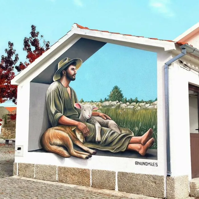 29 Amazing Wall Transformations By Nuno Miles That Turn Urban Spaces Into Hyperrealistic Art