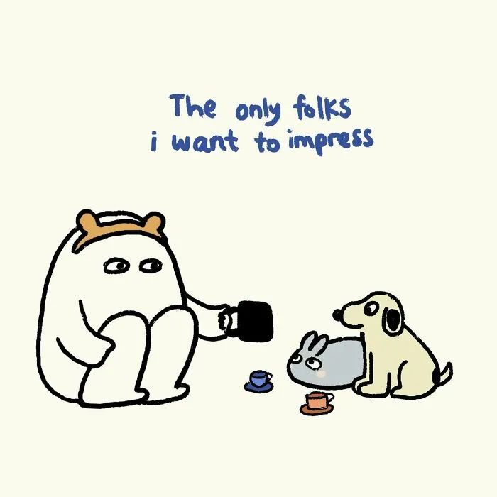 24 New Relatable Doodles By ‘Quietly Doodling’ That Feel Like The Intrusive Thoughts You Might Have