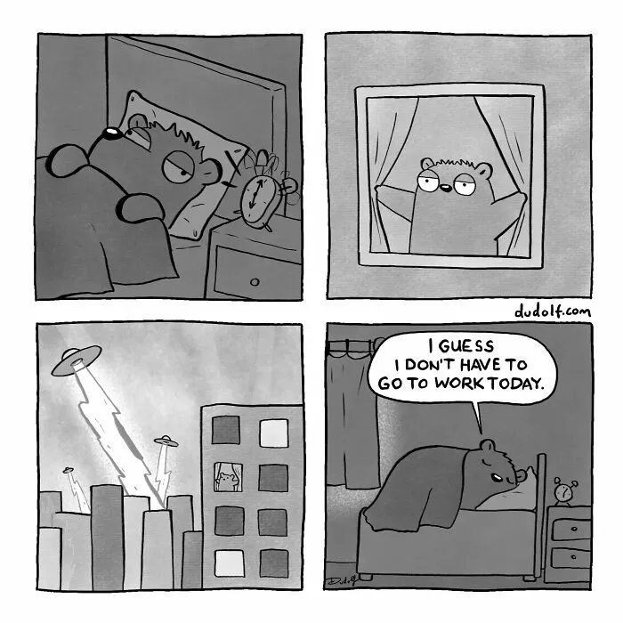 Dudolf Is Back With 29 New Comics Filled With Clever Details And Charming Humor