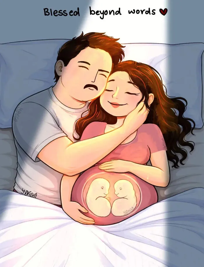From Pregnancy To Parenthood, This Artist Turns Real-Life Moments Into Relatable Comics (33 New Pics)
