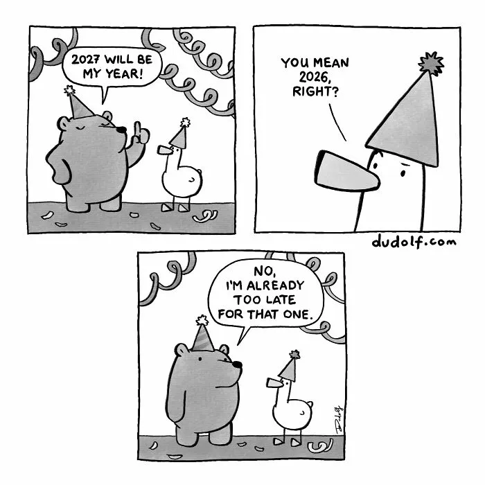 Dudolf Is Back With 29 New Comics Filled With Clever Details And Charming Humor
