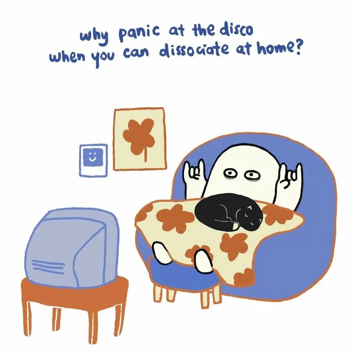 24 New Relatable Doodles By ‘Quietly Doodling’ That Feel Like The Intrusive Thoughts You Might Have