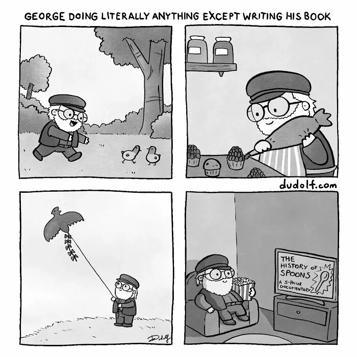 Dudolf Is Back With 29 New Comics Filled With Clever Details And Charming Humor
