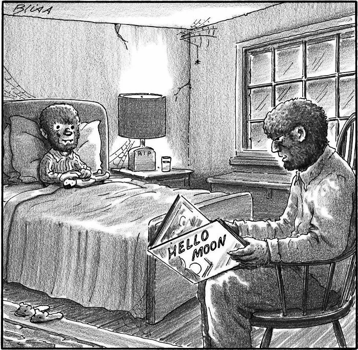 40 Wholesome One-Panel Comics By New Yorker Magazine Cartoonist Harry Bliss (New Pics)