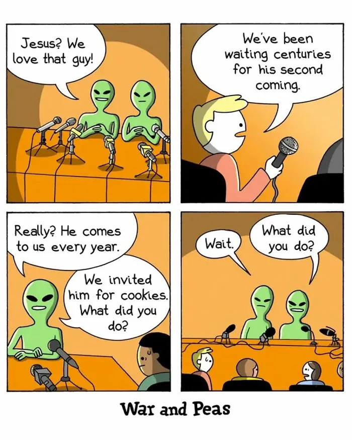 47 New ‘War And Peas’ Comics Filled With Unexpected Punchlines And Darkly Clever Humor