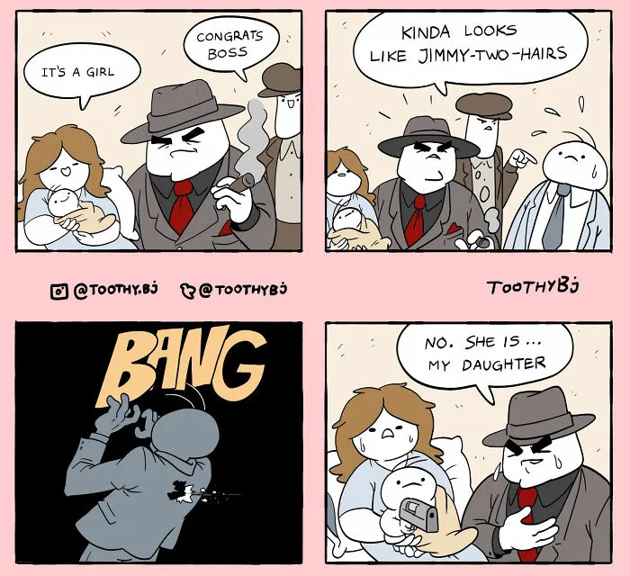 If You Have A Dark Sense Of Humor, You Might Enjoy These 29 New Comics By ToothyBj