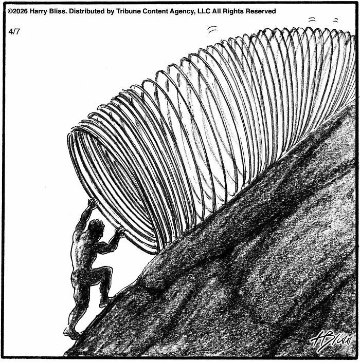 40 Wholesome One-Panel Comics By New Yorker Magazine Cartoonist Harry Bliss (New Pics)