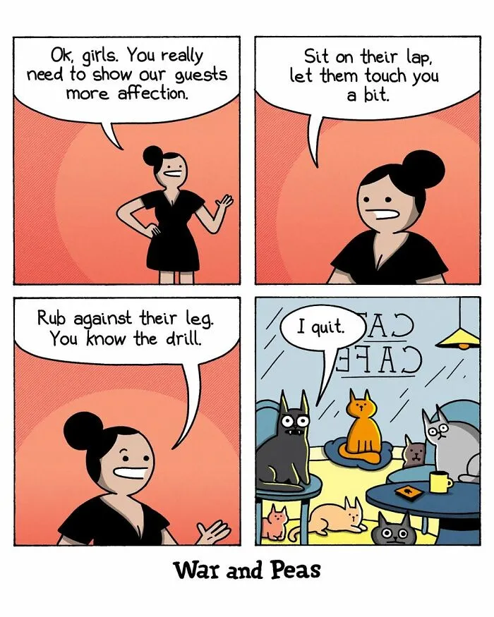 47 New ‘War And Peas’ Comics Filled With Unexpected Punchlines And Darkly Clever Humor