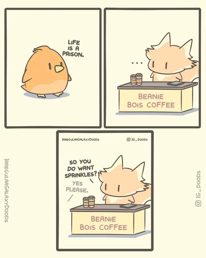 36 Wholesome And Cute Comics By ‘Irregular Galaxy Doods’ (New Pics)