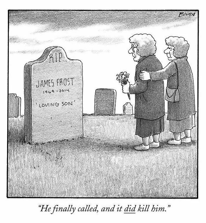 40 Wholesome One-Panel Comics By New Yorker Magazine Cartoonist Harry Bliss (New Pics)