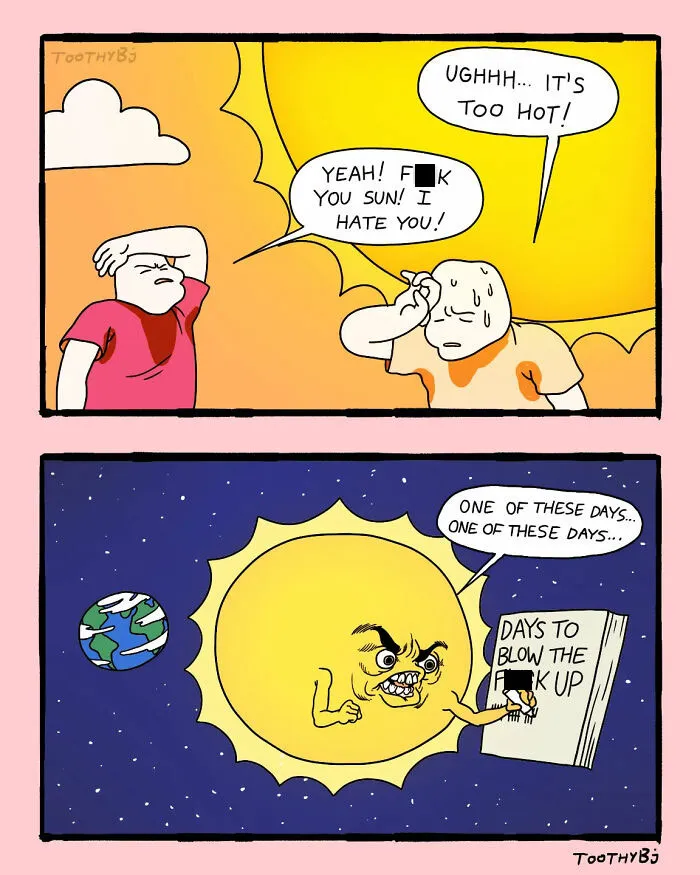 If You Have A Dark Sense Of Humor, You Might Enjoy These 29 New Comics By ToothyBj