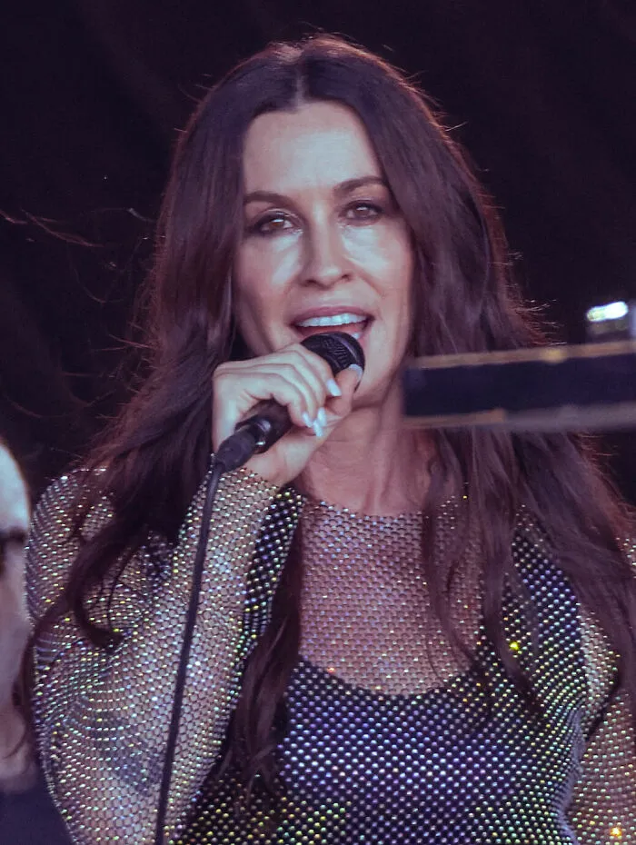 Canadian-American Singer-Songwriter, Guitarist, Producer, and Actress Alanis Morissette, 52