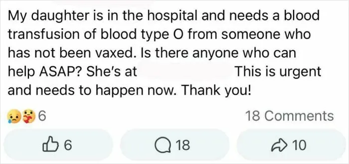 This Lady Would Rather Have Her Daughter Die Than To Receive Vaccinated Blood