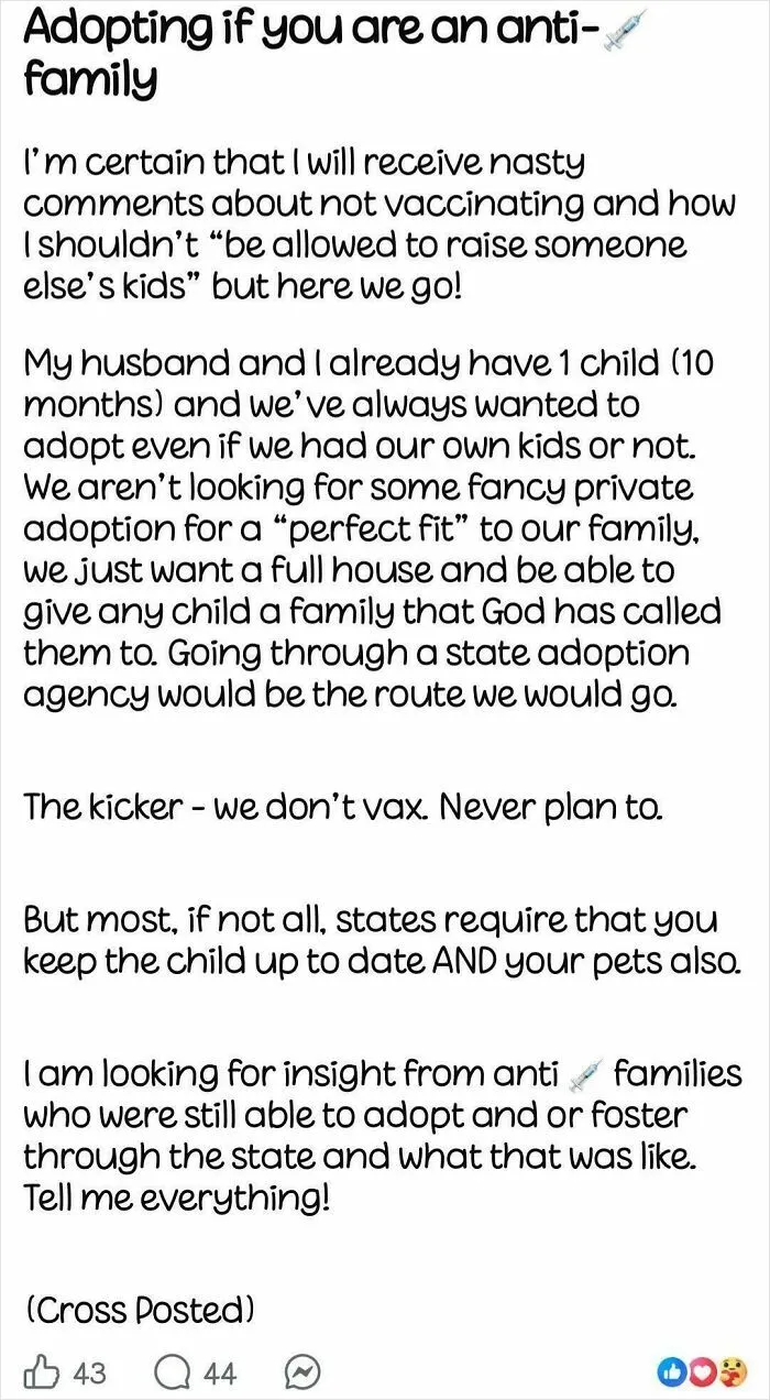 Because Endangering Your Own Kids Is Not Enough