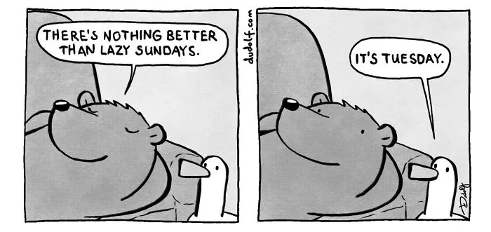 Dudolf Is Back With 29 New Comics Filled With Clever Details And Charming Humor